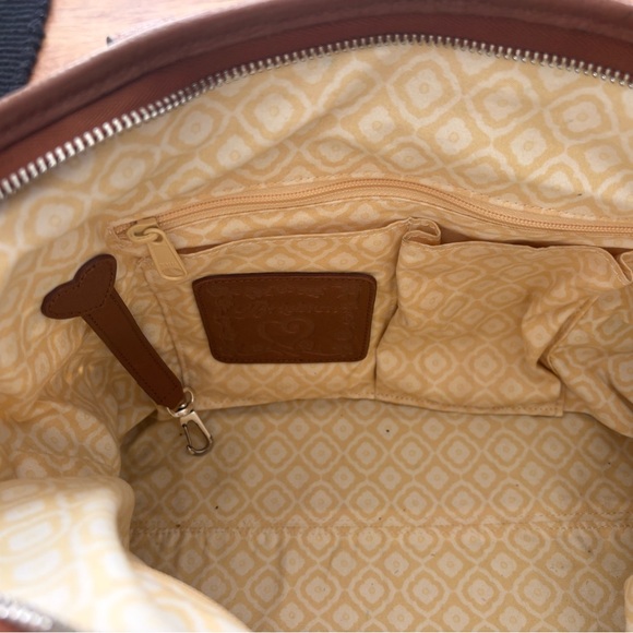 Brighton Brown Woven Tote Bag - Picture 3 of 4